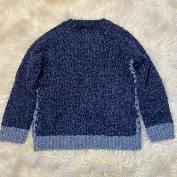 Cat & Jack Kid's Fuzzy Gray Bear Face Sweater NWT - Picture 6 of 9